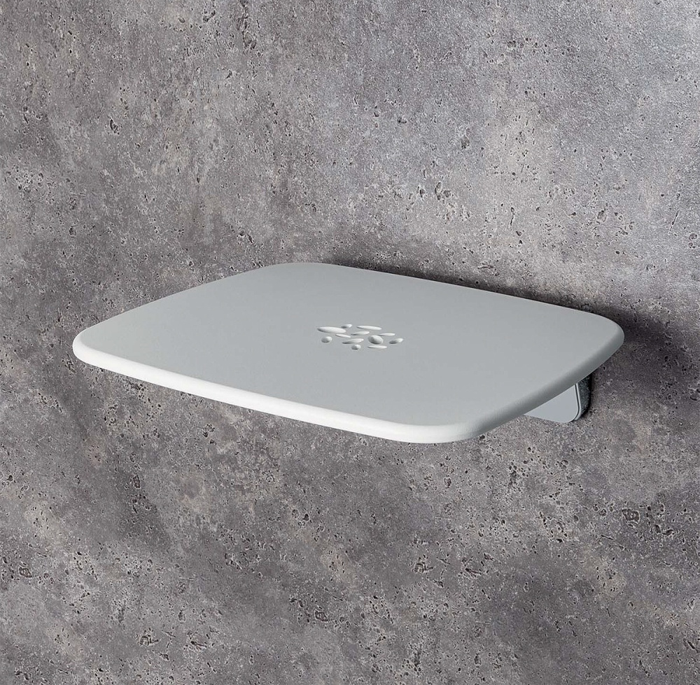 Фото Colombo Design Complementi B9645.BI - Откидное сидение для душа (белое)