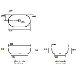 Фото Раковина накладная Kerasan Nolita 534375