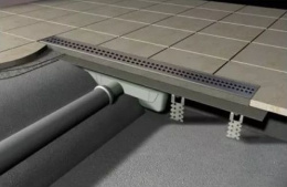 Фото Душевой трап AlcaPlast Simple (APZ9-550M) серый