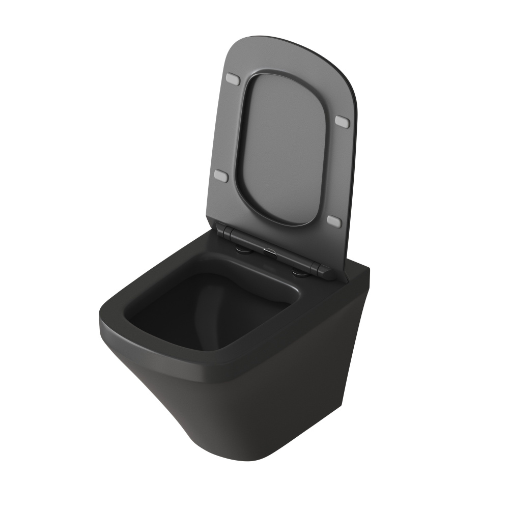 Унитаз подвесной Grossman (GR-4440BMS) черный матовый