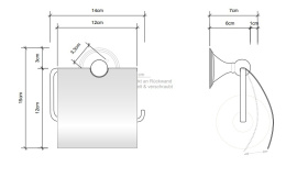 Держатель туалетной бумаги Decor Walther Classic (0510930) никель