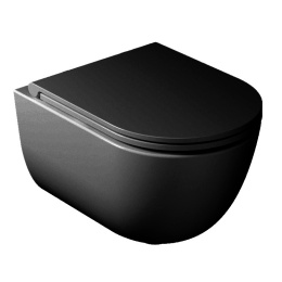 Унитаз подвесной Galassia Dream (7334NEMT), цвет черный, матовый