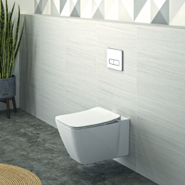 Подвесной унитаз Ideal Standard Strada II AquaBlade белый с сиденьем стандарт, T359701/T360001