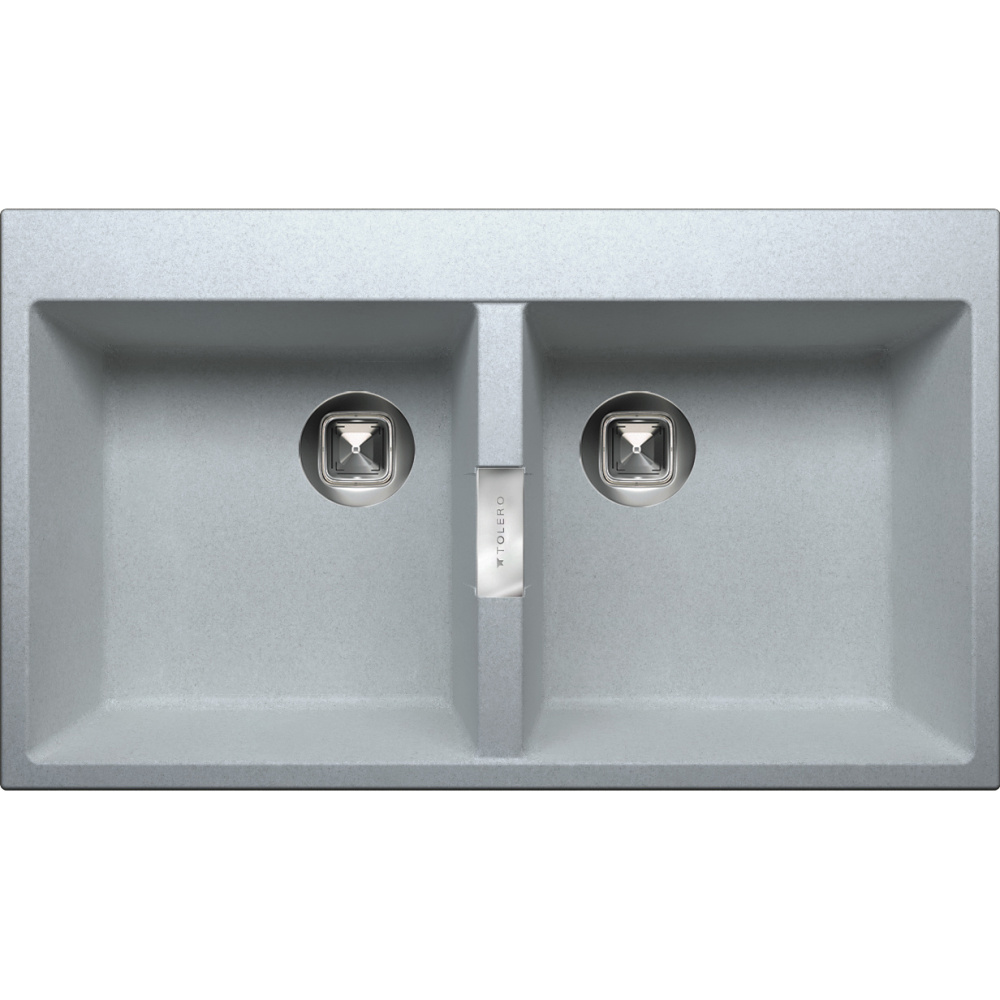 Фото Кухонная мойка TOLERO TL-862 (TL-862 №001 серый металлик)