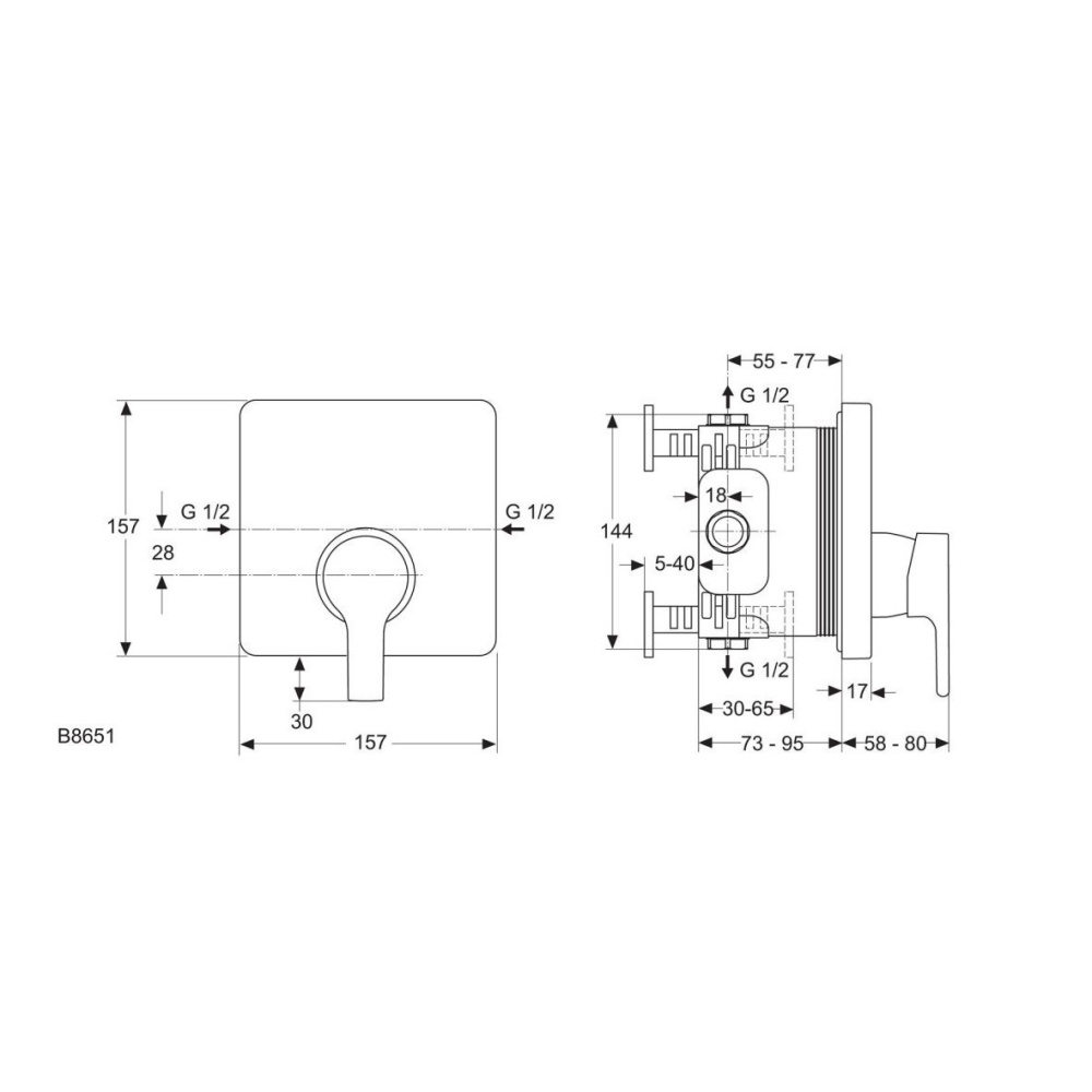 Ideal Standard Active B8651AA Смеситель для душа