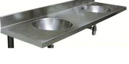 Раковина Nofer 13070.2.S коллективная 1200 мм