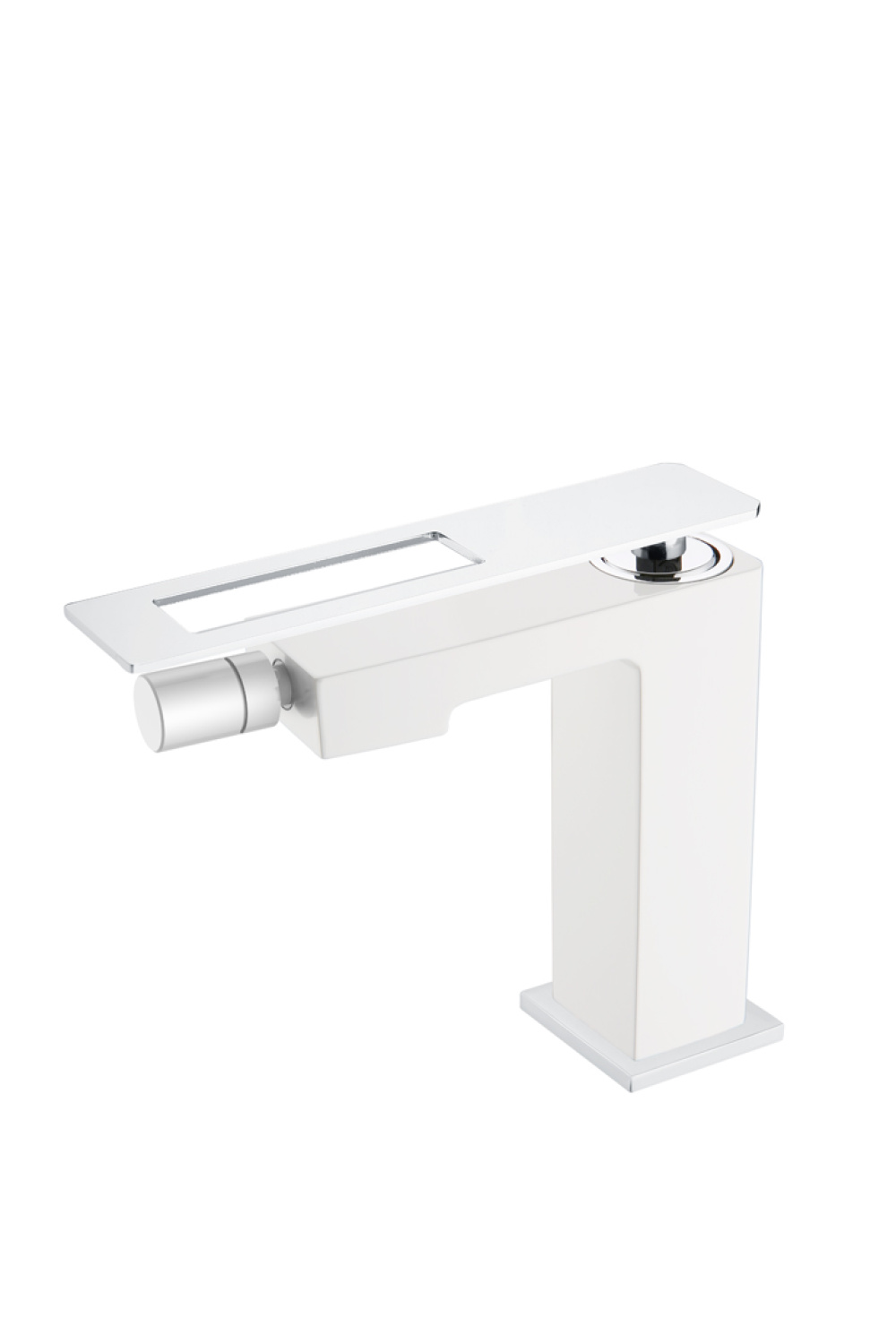 Фото Смеситель для биде Boheme Q (146-WCR) белый