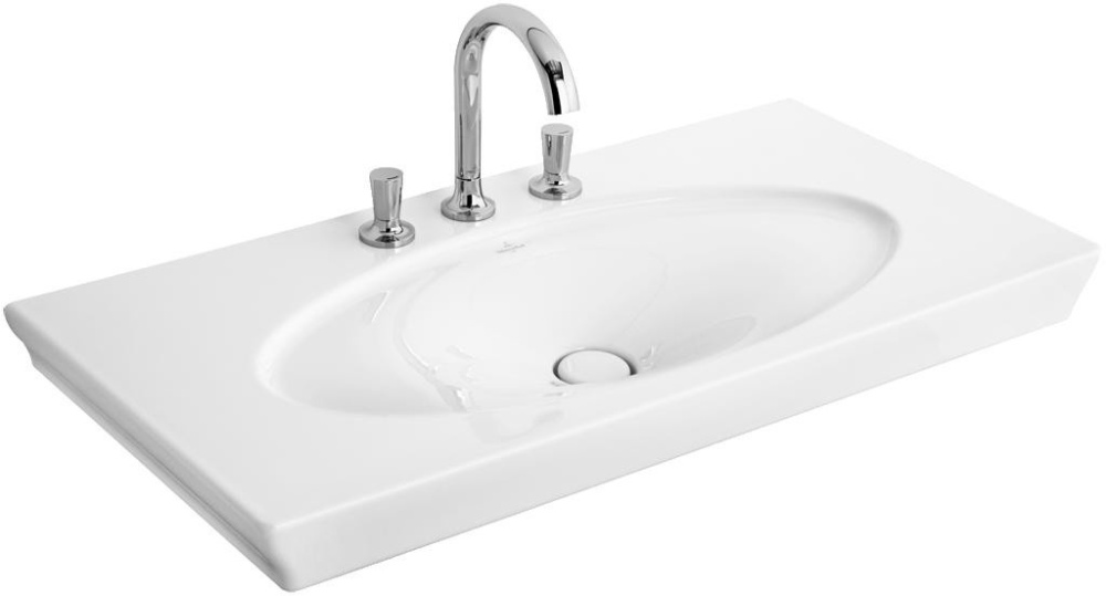 Фото Раковина 6124G1R1 VILLEROY&BOCH LA BELLE, 1000х490 мм