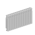 Радиатор, RIFAR, MONOLIT, MN-500-14, цвет-RAL 9016 (белый)