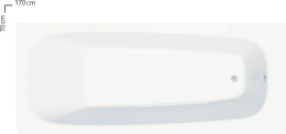 Фото Акриловая ванна 170x70 Ravak (C632S00000)