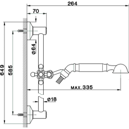 Душевой гарнитур Cisal Shower (AR00311227)