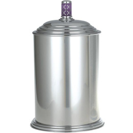 Фото Ведро для мусора Boheme Murano 10907-V-CR Хром Фиолетовое