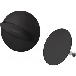 Крышка слива-перелива для ванн Hansgrohe (58185340) шлифованный черный хром