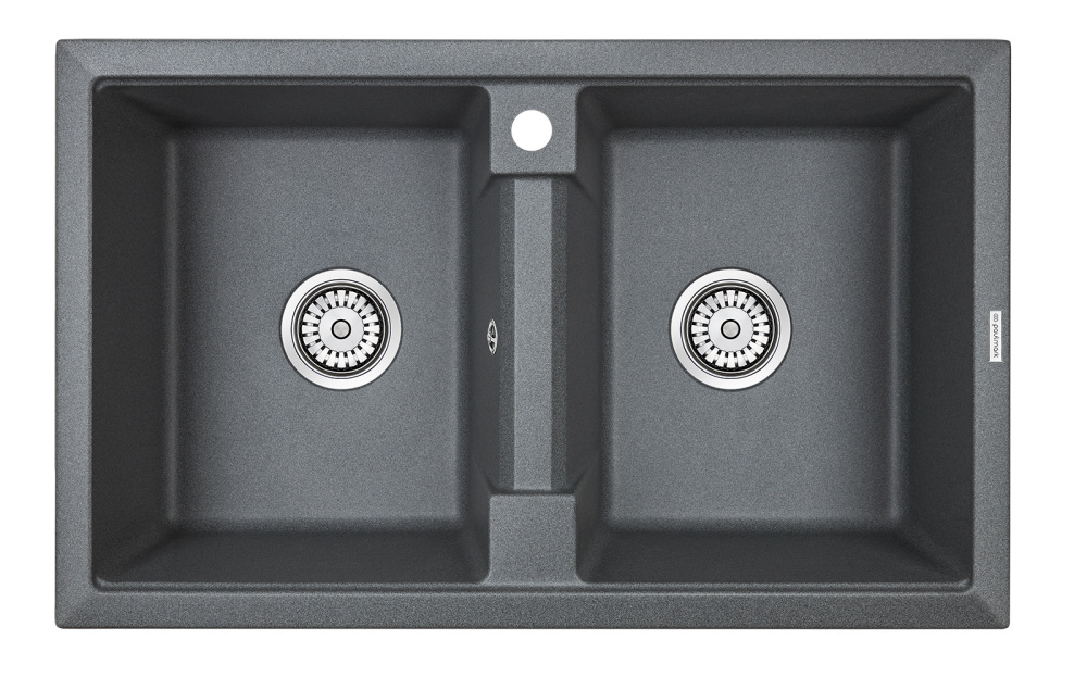 Мойка для кухни Paulmark Tandem (PM238150-DG) графит