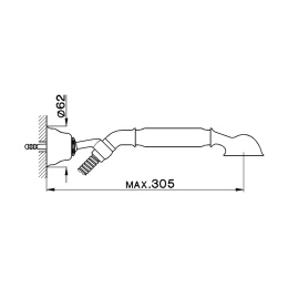Фото Ручной душ Cisal Arcana AR00305027, бронза