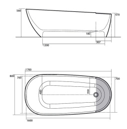 Фото Kerasan Aquatech 375101 Деревянная полка-решетка на ванну