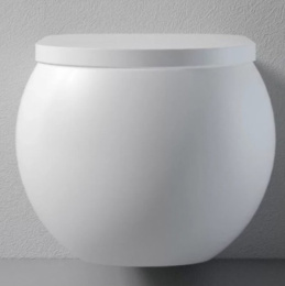 Подвесной унитаз с функцией биде Bien Flash FLKA052N1VP1W3000 44 x 52 x 33 см безободковый, сиденье 