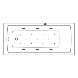 Excellent Aquaria WAEX.AQU14.RELAX Ванна 140x70 "RELAX" (хром)