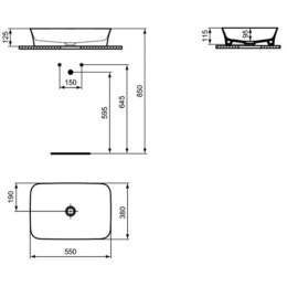 Раковина Ideal Standard E139201 IPALYSS