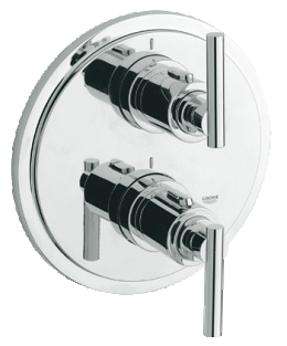 Смеситель термостатический Grohe Atrio 19399000 для ванны и душа, внешняя часть