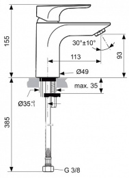 Фото Ideal Standard Strada A5450AA для раковины