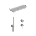 Душевая система Remer X Style INOX SSX93PS02MMCA, нержавеющая сталь