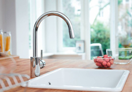 Смеситель Grohe Concetto New 32663 DC1 для кухни - суперсталь
