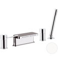 Смеситель для ванны Remer Minimal N06317MMBO, белый матовый