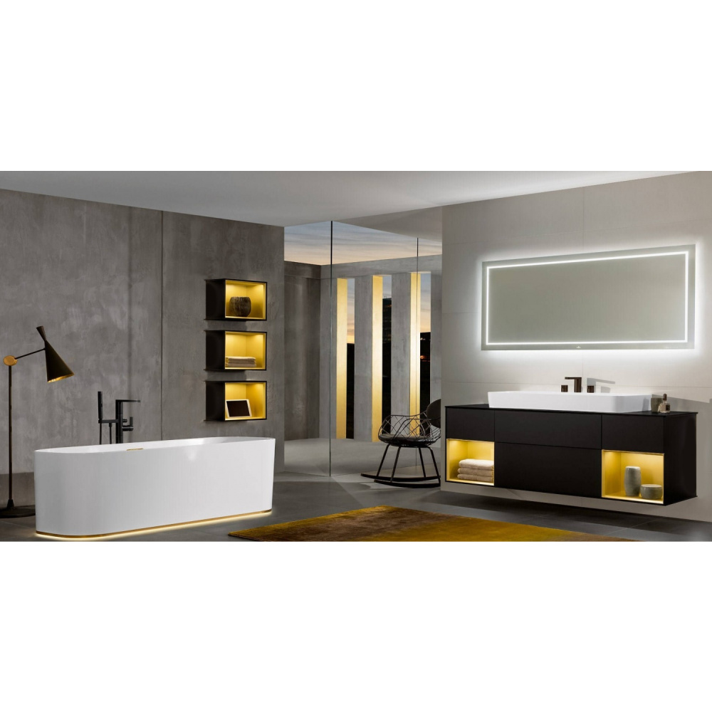 Villeroy Boch Finion F040GFGF Тумба под раковину 996х498 мм (glossy white/glossy white)