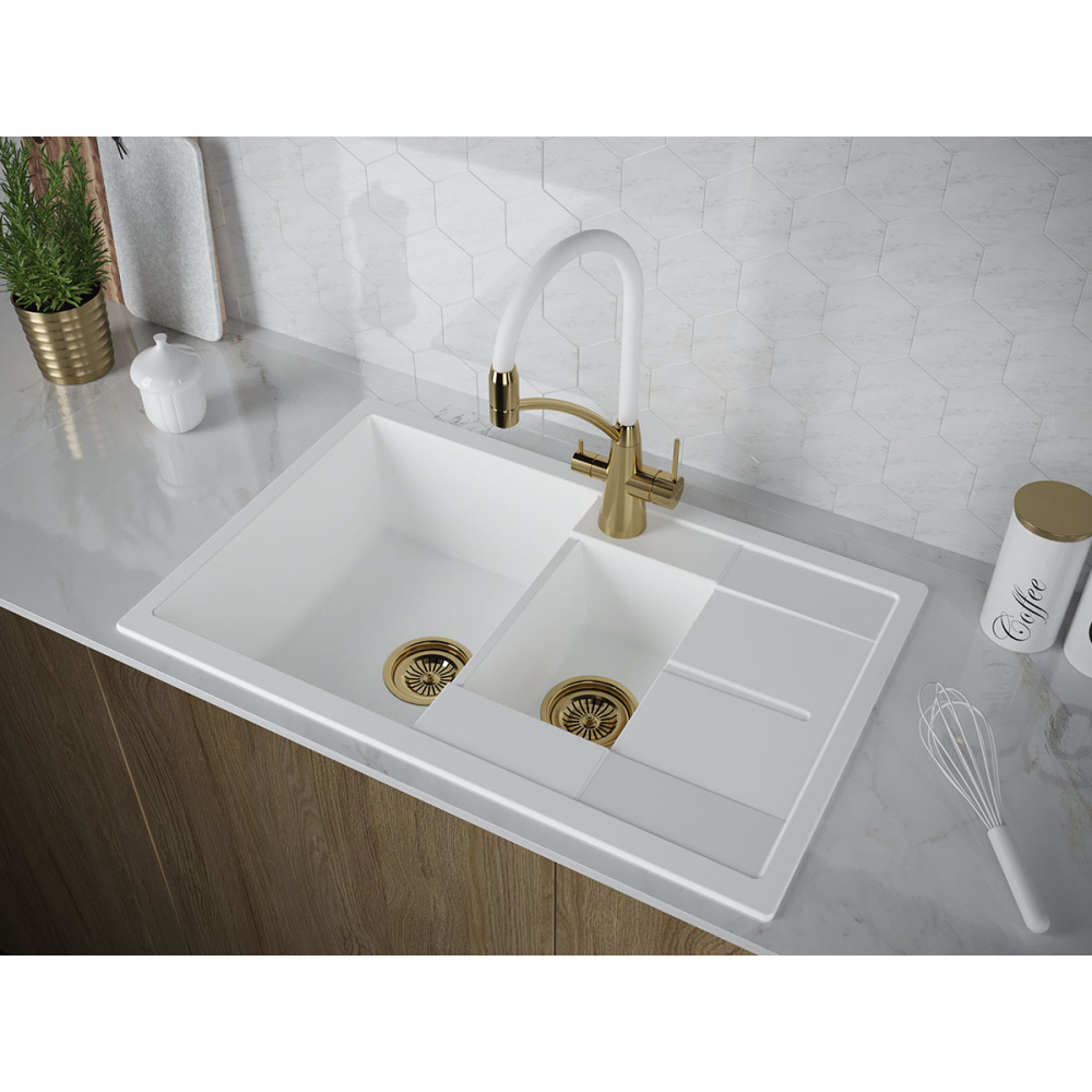 Мойка для кухни Paulmark Flugen (PM237850-WH) белый