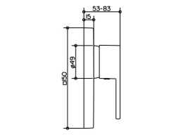 Фото Смеситель для душа Keuco Edition 11 51171010182, хром