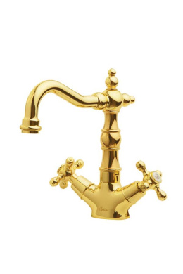 Фото Смеситель для умывальника Boheme Tradizionale Oro (292) золото