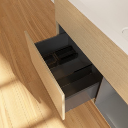 Villeroy Boch Finion G040GKPC Тумба под раковину 996х498 мм (anthracite matt/oak veneer)