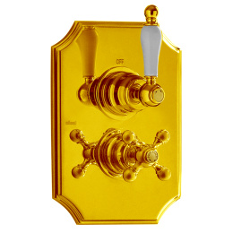 Термостатический смеситель Cisal Arcana Toscana TS01810024, золото