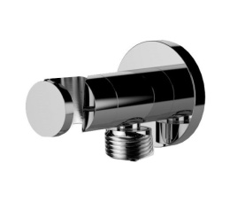 Фото Remer 338M Вентиль с подключением для душевого шланга | с держателем лейки (хром)