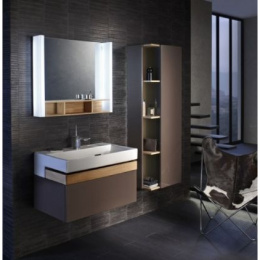 Пенал Jacob Delafon Terrace 50 см, EB1179D-442, подвесной, цвет - серый антрацит