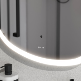 Фото Зеркало LED-подсветкой Am.Pm Func (M8FMOX0601WGS) Серый металлик