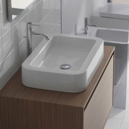 Фото Раковина накладная Globo Stone (SS060.BO) белый, матовый