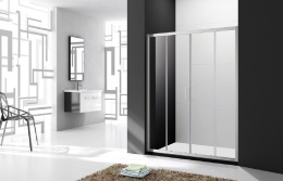 Душевая дверь в нишу Cezares Molveno MOLVENO-BF-2-170-C/P-Cr-IV, 170 х 190 см, стекло прозрачное/мат