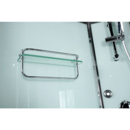 Душевая кабина 90x90x225 BelBagno (UNO-CAB-A-2-90-C-CR) хром, Без гидромассажа, акрил, Поддон средни