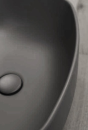 Раковина Kerasan Nolita чаша 40 х 40 x 15 см, цвет черный матовый