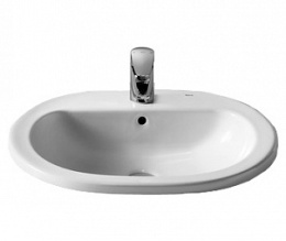 Раковина встраиваемая 56 см Roca Coral (327898000) белый