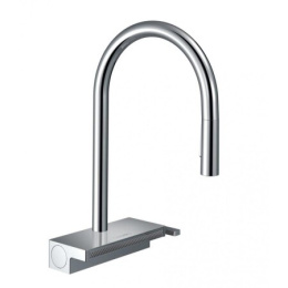 Фото Смеситель для кухни Hansgrohe Aquno Select M81 (73837000) хром