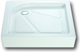 Поддон для душа 90x90 см Bravat Type-S2 P19 слив 90 мм, белый