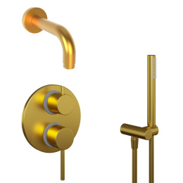 Фото Комплект на 2 потребителя Paini Cox 78PJSET26911BATH золото