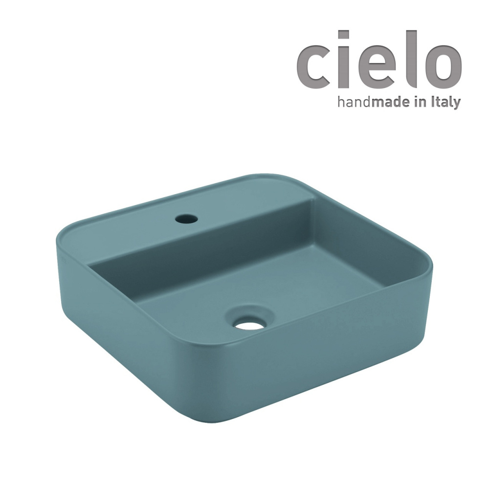 Ceramica CIELO Shui Comfort SHCOLAQF PL - Раковина для ванной комнаты 44*43 см, подвесная - накладна