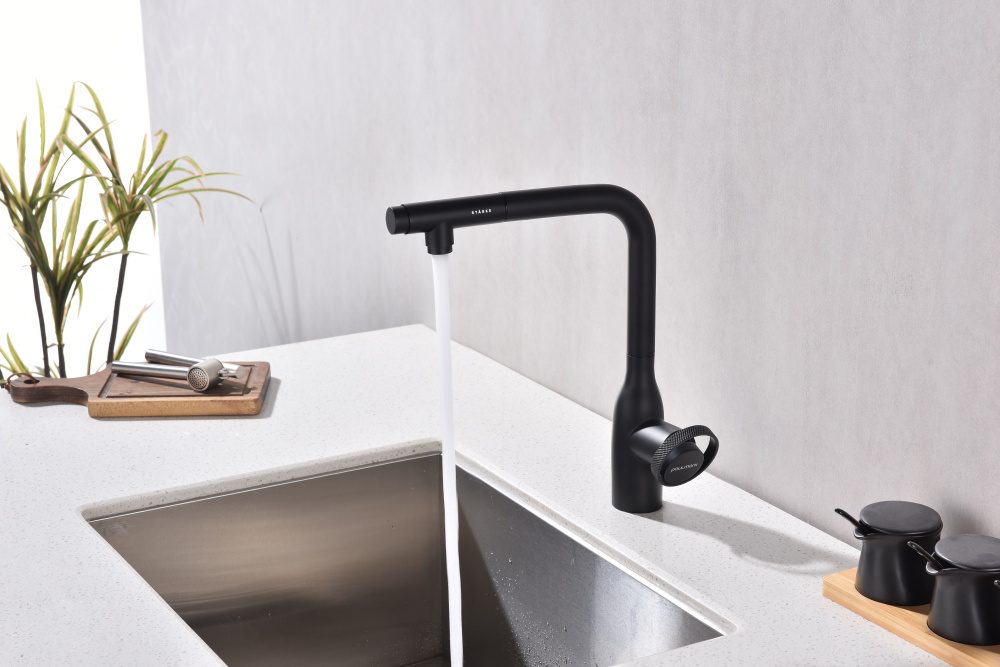 Фото Смеситель для кухни Paulmark Urban (Ur213104-401) антрацит