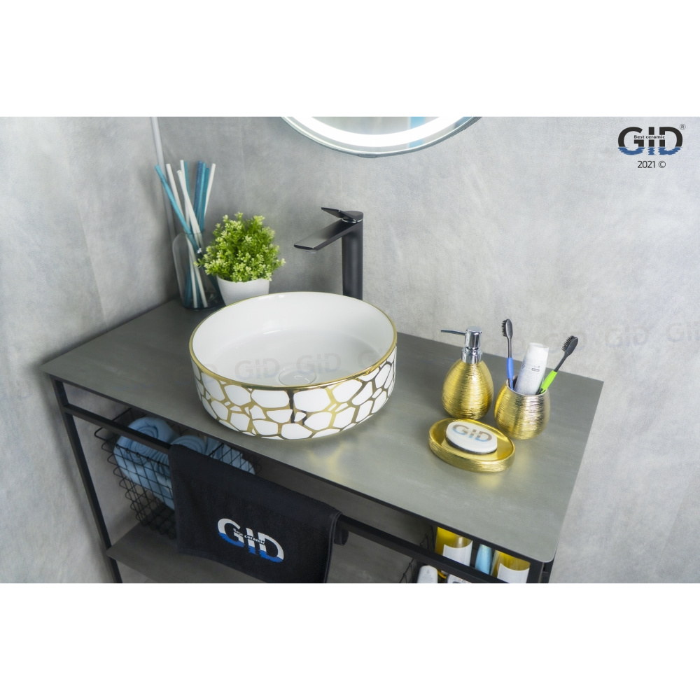 Раковина накладная Gid D1357h018