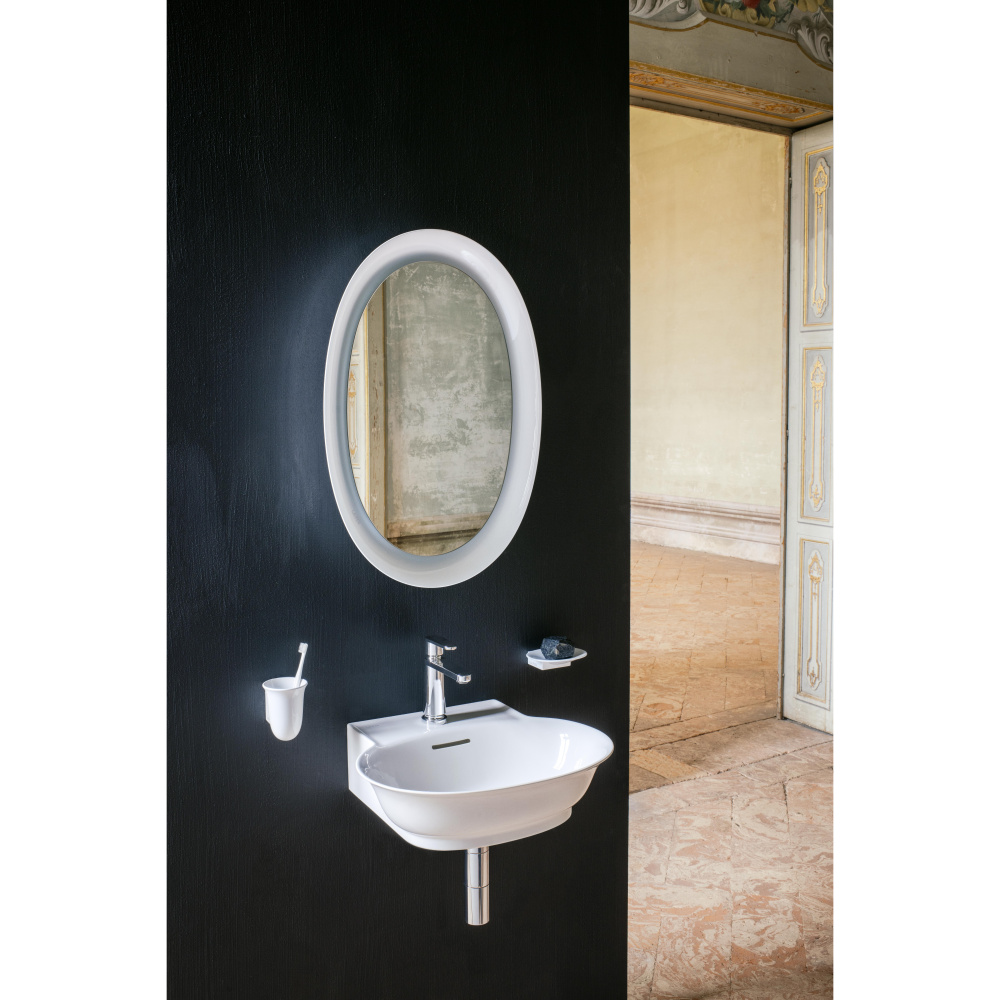 Раковина Laufen New Classic 8.1585.2.400.109.1 50 х 45 х 17 см, SaphirKeramik, LCC, без отверстия, б