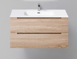 Фото Тумба под раковину Belbagno Etna ETNA-900-2C-SO-WO-P 90 см, подвесная, цвет белый дуб